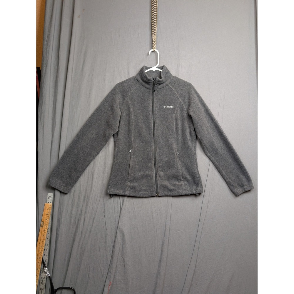 Columbia Womens Charcoal Gray Benton Springs Full Zip Fleece Jacket‎ Size M